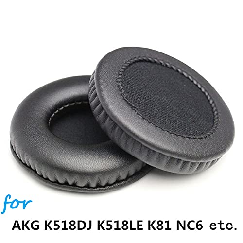 MDR NC7 Headphone Earpad Replacement Ear Pads Cushion Compatible with Philips SHB3060 Sony MDR-NC6 MDR NC6 AKG K518 K518DJ K518LE K81 Noise Canceling Headset(Black)