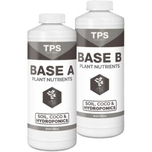 tps base a+b two part set complete plant growing nutrient formula for all plants, for both soil and hydro, quart set (2 x 32 oz)
