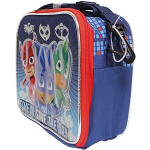 PJ Mask School Insulated Lunch Box Catboy Owelette Gekko Time to Save the Day