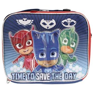 pj mask school insulated lunch box catboy owelette gekko time to save the day