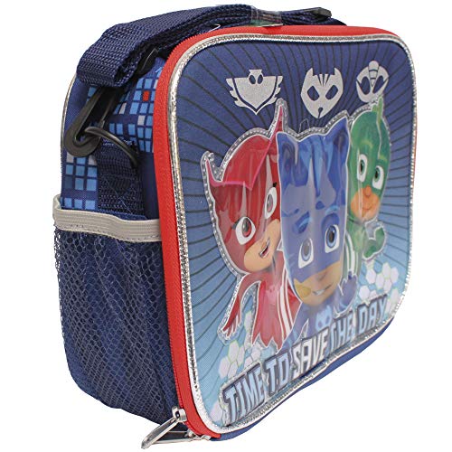 PJ Mask School Insulated Lunch Box Catboy Owelette Gekko Time to Save the Day