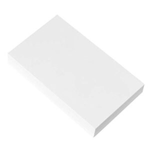 home advantage set of 50 3x5 index cards blank white, postcards