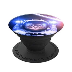popsockets: collapsible grip & stand for phones and tablets - catstronaut