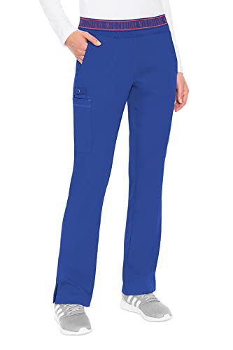 Med Couture Touch Women's Yoga 2 Cargo Pocket Pant, Royal, Medium