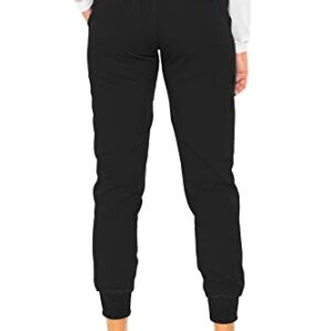 Med Couture Women's Touch CollectionYoga Jogger Jenny Scrub Pant, Black, Medium
