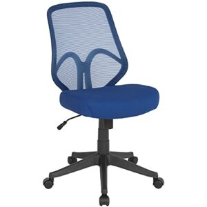 flash furniture salerno series high back navy mesh office chair