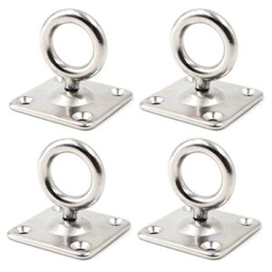 m5 swivel ceiling mount hook heavy duty 304 stainless steel for yoga swing boat rigging marine deck hardware(4pcs)