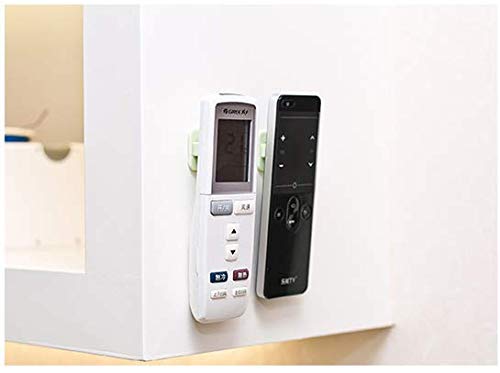 WOIWO 4 Set Remote Control Wall Self Adhesive Hook, Multiuse TV Remote Control Air Conditioning Cordless Phone Sticky Wall Mount Key Hanger Organizer Holder
