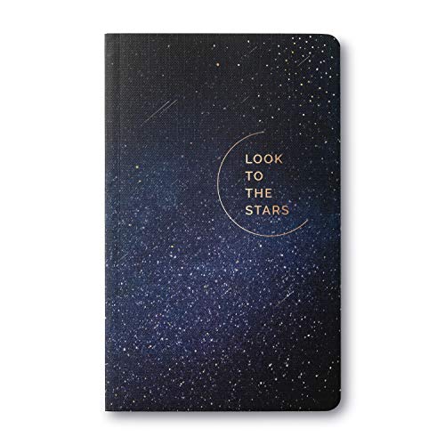 Compendium Softcover Journal - Look to the Stars – A Write Now Journal with 128 Lined Pages, 5”W x 8”H