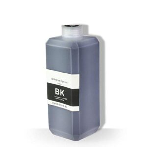 officesmartink refill ink with refill kit compatible with most inkjet printers (black 500 ml bottle 16.9 oz, 1-pack)