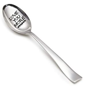 Seyal® Love You More Spoon Gift - Love Gift - Love gifts - Valentines day gift - Gift for her - Gift for him - christmas gift - wife gift from husband - husband gift from wife