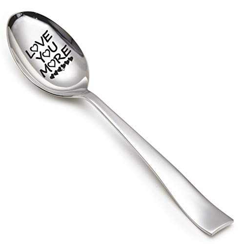 Seyal® Love You More Spoon Gift - Love Gift - Love gifts - Valentines day gift - Gift for her - Gift for him - christmas gift - wife gift from husband - husband gift from wife