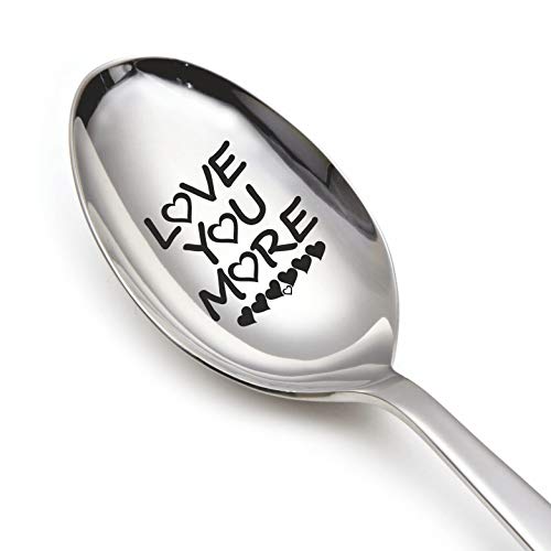 Seyal® Love You More Spoon Gift - Love Gift - Love gifts - Valentines day gift - Gift for her - Gift for him - christmas gift - wife gift from husband - husband gift from wife