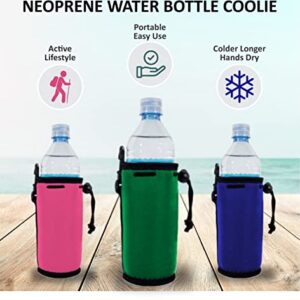 Blank Neoprene Water Bottle Coolie (2 Pack, Burgundy)