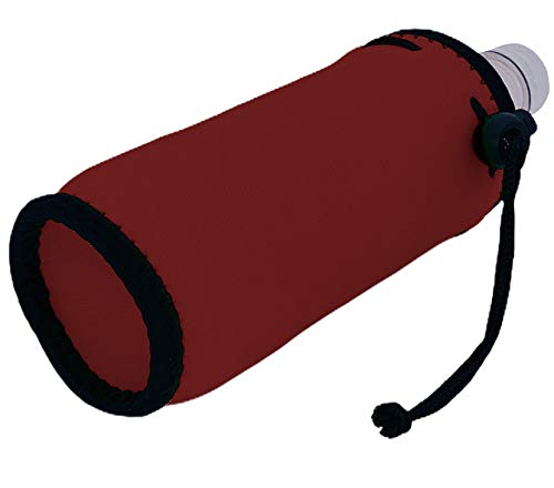 Blank Neoprene Water Bottle Coolie (2 Pack, Burgundy)