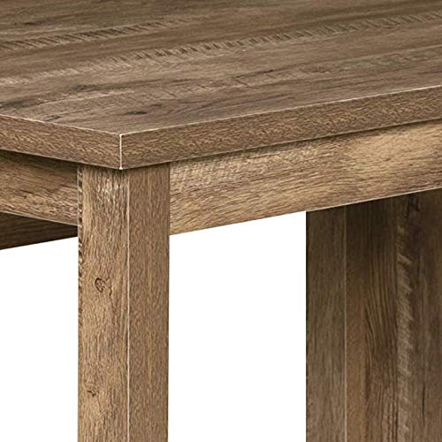 OneSpace Norwood Range 3-Drawer Locker Writing Desk, Oak