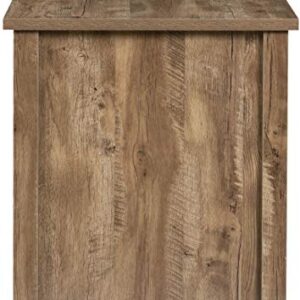 OneSpace Norwood Range 3-Drawer Locker Writing Desk, Oak