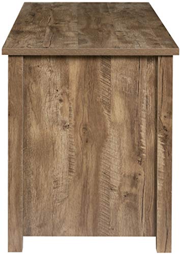 OneSpace Norwood Range 3-Drawer Locker Writing Desk, Oak