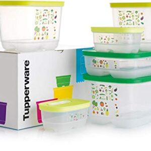 Tupperware 6-Pc Set Fridgesmart Container Airtight Food Saver Storage Container