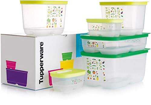 Tupperware 6-Pc Set Fridgesmart Container Airtight Food Saver Storage Container