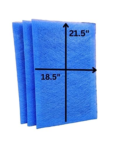 3 Pack 20x24 Dynamic Air Cleaner Replacement Filter Pads Actual Size of The filter is 18.5x21.5