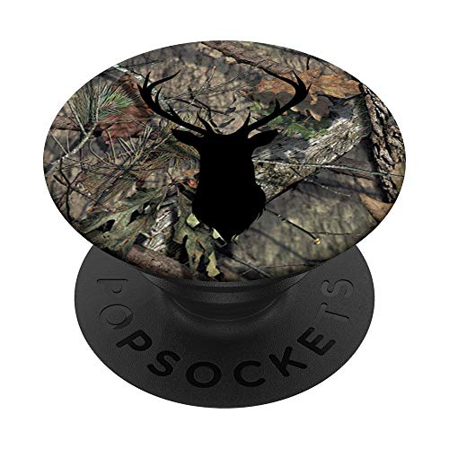 Brown Camouflage Black Deer Buck Hunting PopSockets PopGrip: Swappable Grip for Phones & Tablets