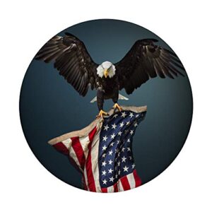 American Eagle American Flag And Freedom For Americans PopSockets PopGrip: Swappable Grip for Phones & Tablets