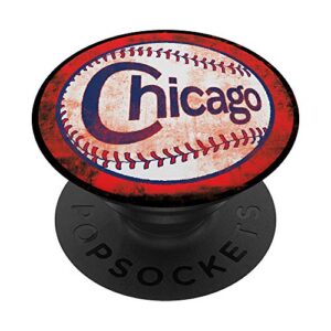 distressed north side chicago baseball players popsockets swappable popgrip