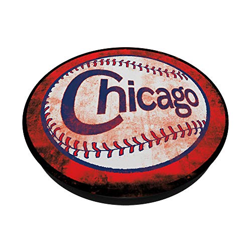 Distressed North Side Chicago Baseball Players PopSockets Swappable PopGrip