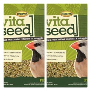 higgins 2 pack vita seed finch bird food 2 lb. ea. finch food 2 bags 4 pounds total