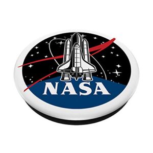 NASA Shuttle Launch With Logo and Stars PopSockets PopGrip: Swappable Grip for Phones & Tablets