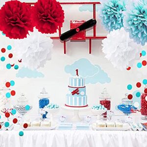 Dr. Seuss Party Decorations Cat in The Hat Thing 1 and Thing 2 Baby Shower Decorations//Dr Seuss Cat in The Hat 1st Birthday Party Supplies/Airplane Party Decor/2023 Nurse Graduation Decorations