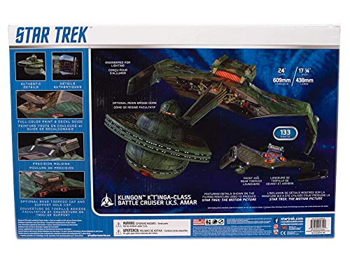 Polar Lights Star Trek Klingon K’t’inga 2T 1:135 Scale Model Kit