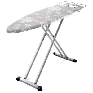 bartnelli pro luxury ironing board - extreme stability | made in europe | steam iron rest | adjustable height | foldable | european made