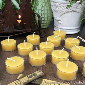 Bee Hive Candles 100% Pure Beeswax Tea Light Candles (24-Case)