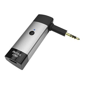 airfrex wireless bluetooth adapter receiver with 2.5mm jack for audio technica ath-m50x and ath-m40x and ath-m70x headphones, audio technica headphone cable cord replacement connector