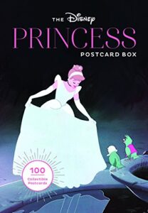 disney princess postcard box: 100 collectible postcards (disney art stationery, gift for disney lover)