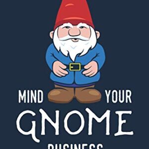 Gnome Notebook and Journal: Blank Lined for Writing and Note Taking