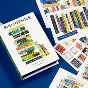 Bibliophile: 50 Postcards: (Literary Postcards, Stationery Gift for Book Lovers)