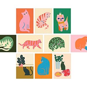 Princeton Architectural Press Cat Box: 100 Postcards by 10 Artists