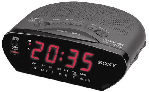 SONY ICF-C211-BLK AM/FM Clock Radio (Discontinued by Manufacturer)