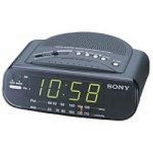 sony icf-c212 fm/am clock radio with full power back-up (black) (discontinued by manufacturer)