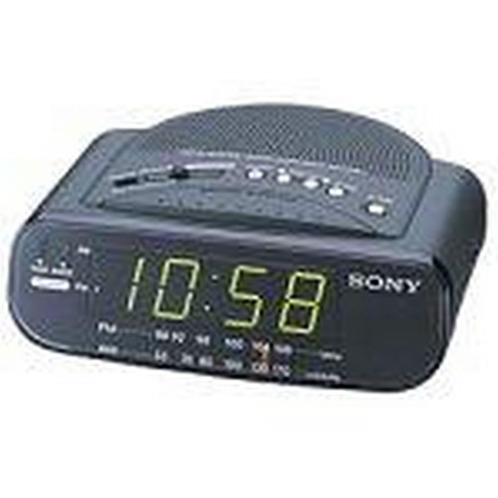 Sony ICF-C212 FM/AM Clock Radio with Full Power Back-up (Black) (Discontinued by Manufacturer)