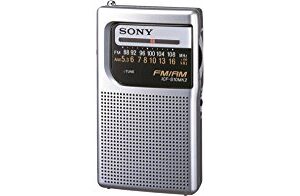 Sony ICF-S10MK2 Pocket AM/FM Radio, Silver