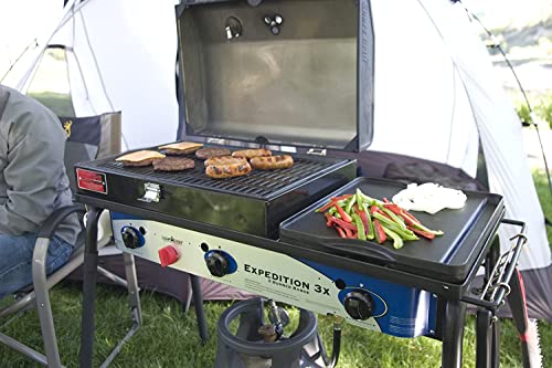 Expedition 3X Triple Burner Stove w/griddle