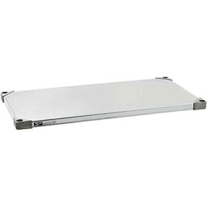 solid shelf, 24x36 in, zinc plated
