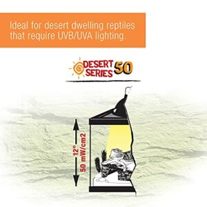 Zilla Reptile Pet Habitat Lighting UVB Fluorescent Desert T8 Light Bulb, 15 Watt