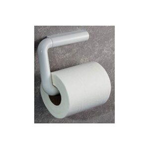 iDesign Plastic Wall Mount Paper Holder, Dispenser for Master, Guest, Kid's Bathroom, 6.95" x 7.4" x 1.45", Toilet Tissue Bar