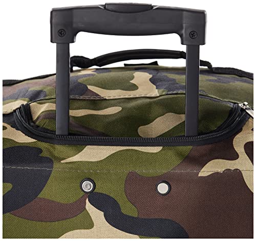 Rockland Rolling Duffel Bag, Camouflage, 22-Inch