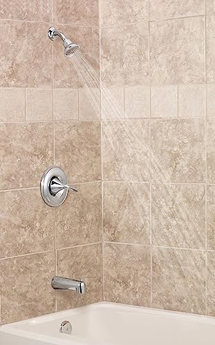 Moen Eva Brushed Nickel One-Handle Posi-Temp Shower Trim Kit, Valve Required, T2132BN